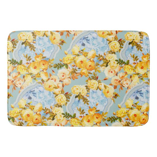 Medaillen und Rose Badematte (Vorderseite)