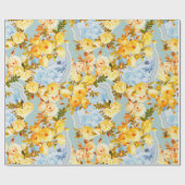 Medaillen und Rose Geschenkpapier (Flach)