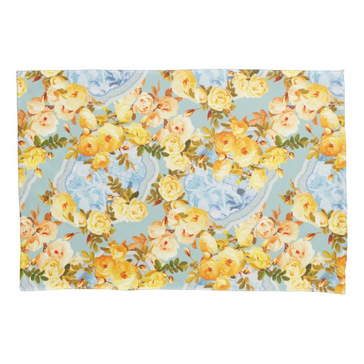 Medaillen und Rose Kissenbezug (Vorderseite)