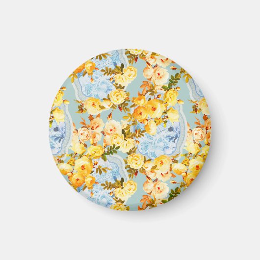 Medaillen und Rose Magnet (Vorne)