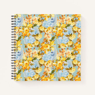 Medaillen und Rose Notizblock