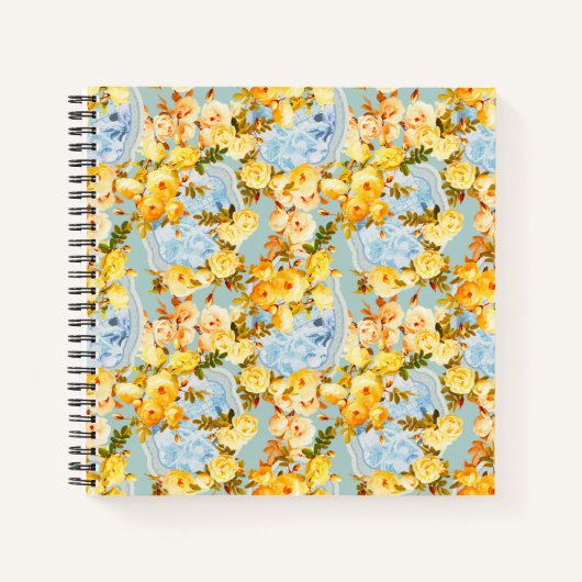 Medaillen und Rose Notizblock (Vorderseite)