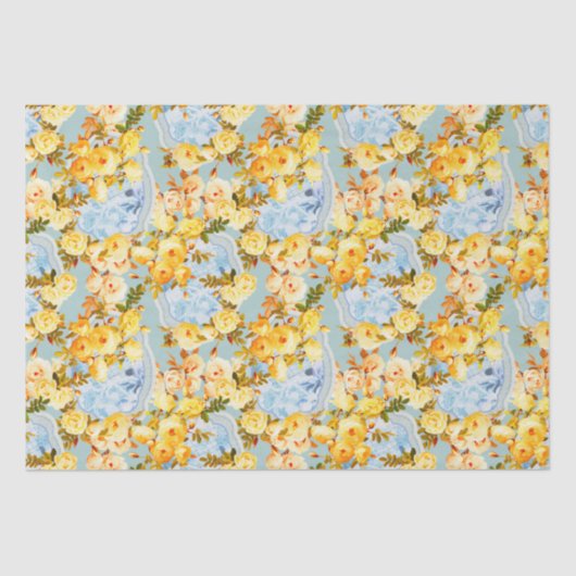 Medaillen und Rose Seidenpapier (Vorderseite)