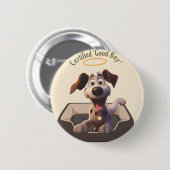 Medaillengewinner 'Guter Junge' Button (Vorne & Hinten)