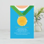 Medaillengewinner/Siegerehrung-Einladung Einladung (Stehend Vorderseite)