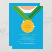 Medaillengewinner/Siegerehrung-Einladung Einladung (Vorne/Hinten)