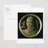 Medaillon, a.1450 (Emaille auf Kupfer) Postkarte (Vorne/Hinten)