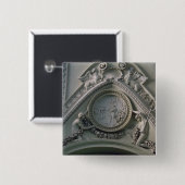 Medaillon, das Kaiser Constantine darstellt Button (Vorne & Hinten)