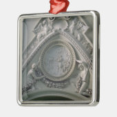 Medaillon, das Kaiser Constantine darstellt Ornament Aus Metall (Links)