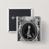 Medaillon-Porträt von Louis XIV Button (Vorne & Hinten)