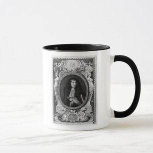Medaillon-Porträt von Louis XIV Tasse