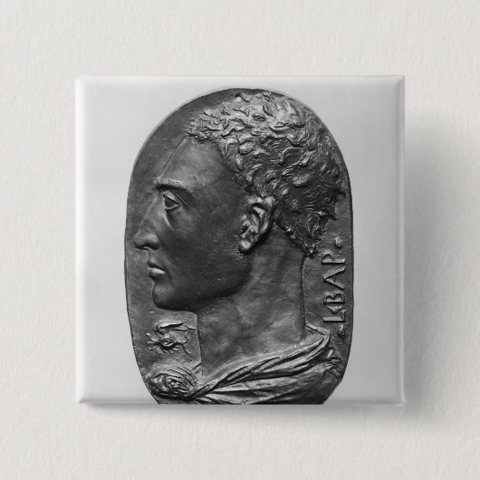 Medaillon-Selbstporträt Button (Vorderseite)