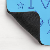 Medaillon Unserer Lieben Frau der Gnaden Wunderbar Mousepad (Ecke)