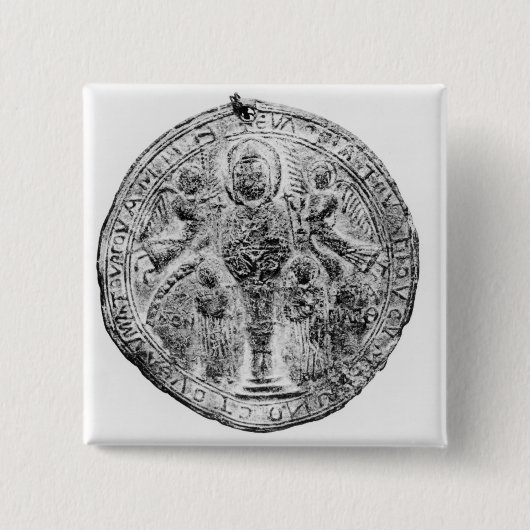 Medaillon verziert in der Cloisonnetechnik Button (Vorderseite)