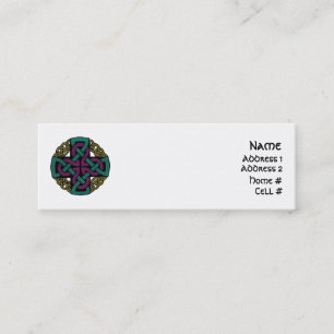 Medaillon-Visitenkarten Mini Visitenkarte