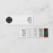 Medaillon-Visitenkarten Mini Visitenkarte (Vorne/Hinten)