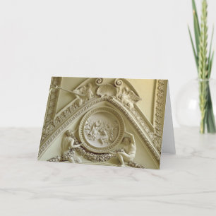 Medaillon, welches die Taufe von Constantine Karte