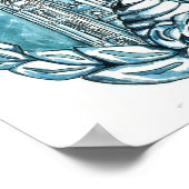 Medaillonenposter für junge Frauen Poster (Ecke)