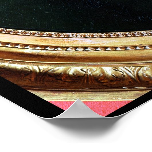 Medaillonportrait des Comte Esteve, 1804 Poster (Ecke)