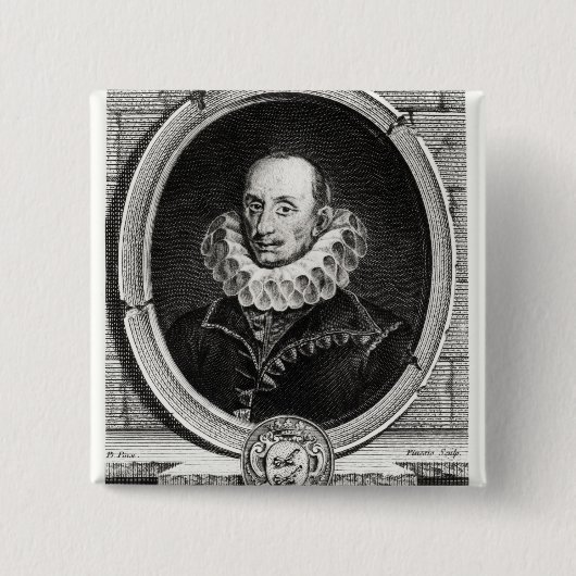 Medaillonporträt von Pierre de Bourdeille Button (Vorderseite)