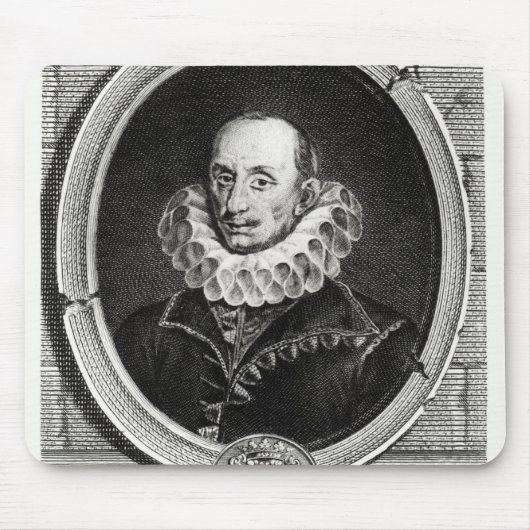 Medaillonporträt von Pierre de Bourdeille Mousepad (Vorne)