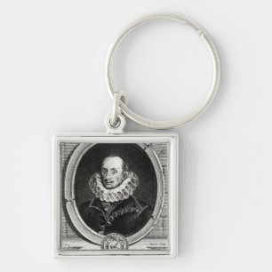 Medaillonporträt von Pierre de Bourdeille Schlüsselanhänger