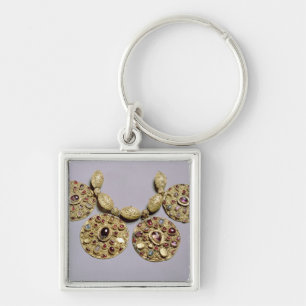 Medaillons von 'Barmy Collar Schlüsselanhänger