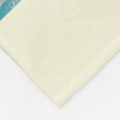 Medaka Katzen Fleecedecke (Ecke)