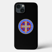 Medal oder Kreuz von St. Benedikt Case-Mate iPhone Hülle (Rückseite)