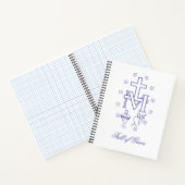 Medal of Our Lady of Graces Miraculous Medal Notizblock (Innenseite)