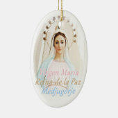 Medalla cerámica Medjugorje Keramik Ornament (Rechts)