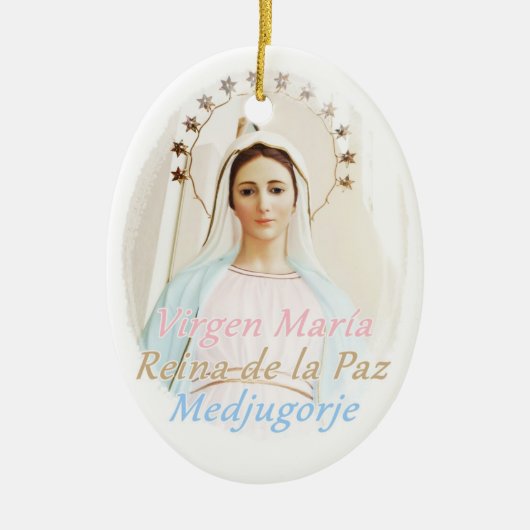 Medalla cerámica Medjugorje Keramik Ornament (Vorne)