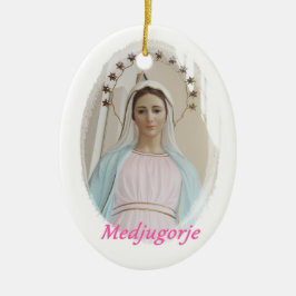 Medalla cerámica Medjugorje Keramik Ornament