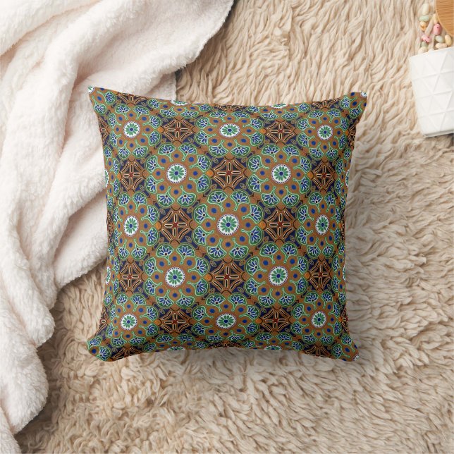 Medallien boho Throw Kissen (Decke)