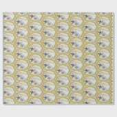 Medallien in blau und grün geschenkpapier (Flach)