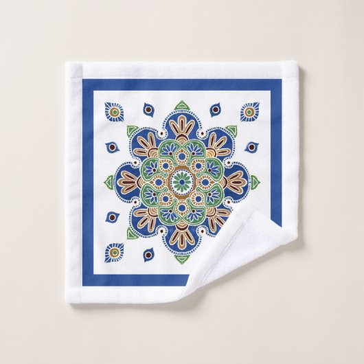 Medallion Bath Handtuch Set (Waschlappen)