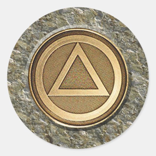 Medallion Coin Erholung Sobriety Sticker (Vorderseite)