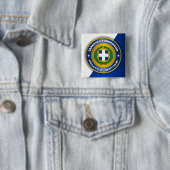 Medallion der Hellenischen Republik (Griechenland) Button (Beispiel)