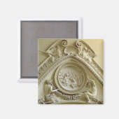 Medallion, die die Taufe des Konstantin darstellt Magnet (Vorderseite/Rückseite)