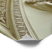 Medallion, die die Taufe des Konstantin darstellt Poster (Ecke)