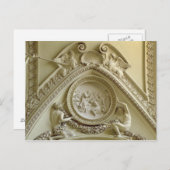 Medallion, die die Taufe des Konstantin darstellt Postkarte (Vorne/Hinten)