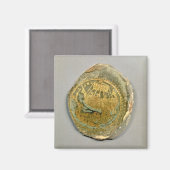 Medallion, die Jonah und den Wal darstellt, römisc Magnet (Vorderseite/Rückseite)