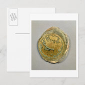 Medallion, die Jonah und den Wal darstellt, römisc Postkarte (Vorne/Hinten)