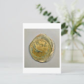 Medallion, die Jonah und den Wal darstellt, römisc Postkarte (Stehend Vorderseite)