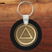 Medallion Erholung Sobriety Schlüsselanhänger (Vorderseite)