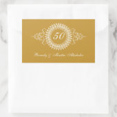 Medallion Golden Anniversary Sticker (Tasche)