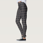 Medallion Grau Pink Design Leggings (Links)