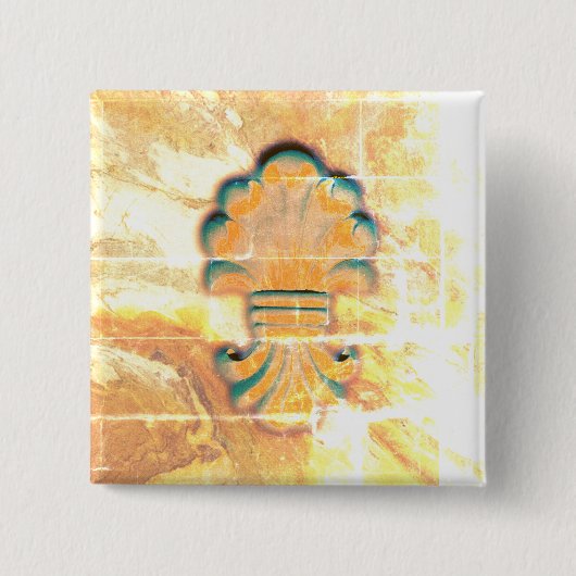 Medallion im Vintagen italienischen Stil Button (Vorderseite)