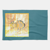 Medallion im Vintagen italienischen Stil Geschirrtuch (Horizontal)