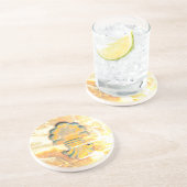 Medallion im Vintagen italienischen Stil Getränkeuntersetzer (Seite)